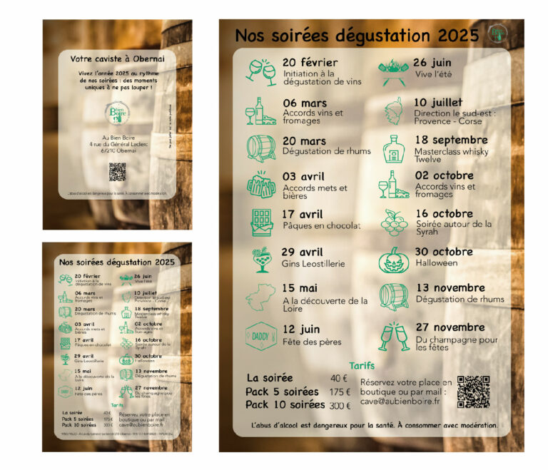 Flyers et affiche caviste